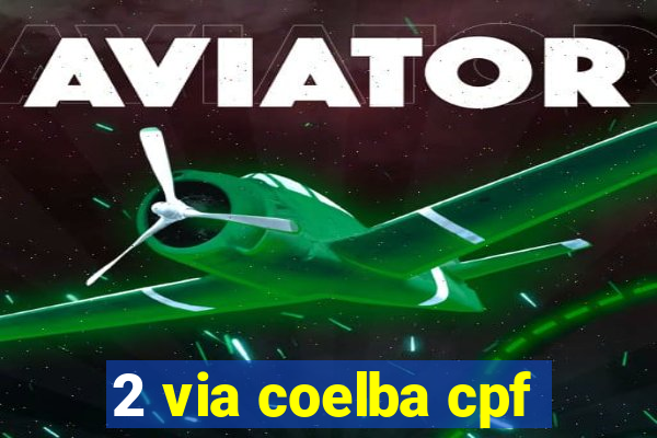 2 via coelba cpf